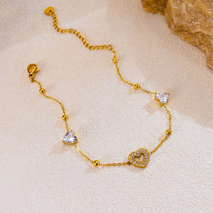 Simple Niche Bracelet Female Titanium Steel Gold Plated
